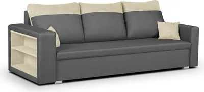 Produktbild von 3-Sitzer-Sofa mit Schlaffunktion PABLO1 - Grau/Creme