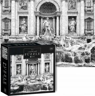 Zdjęcie produktu dla Puzzle 500 elementów Interdruk – Around the World 2 – podróżnicze puzzle dekoracyjne 33x47 cm