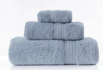 Produktbild von Handtuch - 100% Baumwolle - 600 g/m2 - 50x90 cm - Extra Saugfähig - Blau - hohe Grammatur - EGYPTIAN