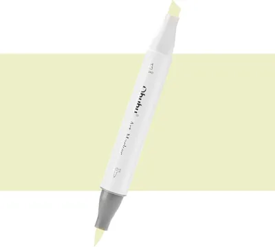 Zdjęcie produktu dla OHUHU dwustronny marker alkoholowy Brush & Chisel, GY6 Anise