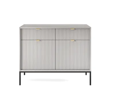 Obrázek produktu pro Šedá komoda, rozměry: 104 cm x 83 cm x 39 cm