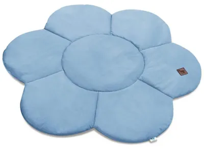 Produktbild von PEPI Kinderspielmatte BLUME aus Samt, 130 × 130 cm, gepolstert