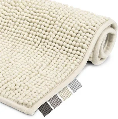 Immagine prodotto di Tappetino da bagno Antirutsch Ibendoa® 120 x 70 cm – tappetino morbido e assorbente per doccia, vasca da bagno e WC, con fondo antiscivolo di 15 mm, lavabile a 40°C, Oeko-Tex