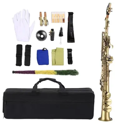 Productafbeelding van Professionele Soprano Saxofoon met Draagtas en Reinigingskit