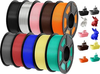 Immagine prodotto di filamento per stampante 3D, ecologico, ad alta resistenza, PETG 10MIX 10