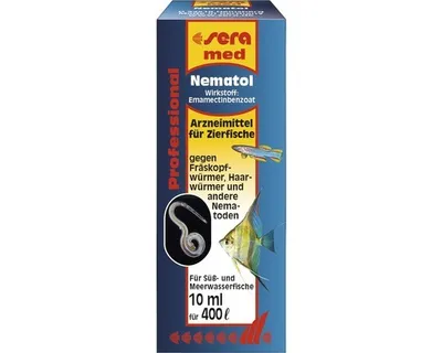 Image de Sera med Prof. Nematol 10 ml pour 400l ARZNEIMITTEL FÜR ZIERFISCHE