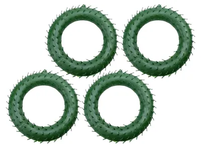 Produktbild von 4 Stück Runde Kranzrahmen aus Kunststoff für Blumenarrangements