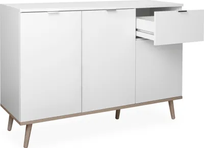 Produktbild von Finori Göterborg 56 Kommode/Weiß/Sonoma Eiche