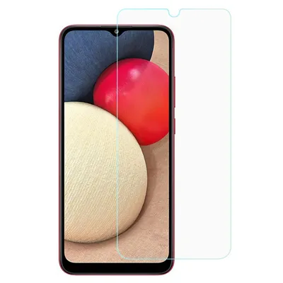 Image de Film de protection en verre trempé Panzer pour écran Samsung Galaxy A03s / A03 Core, d'une dureté de 9H, modèle : Samsung Galaxy A03 Core, quantité : 2 verres de protection