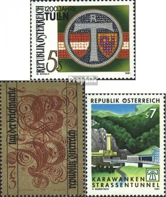 Produktbild von Briefmarken Österreich 1991 Mi 2031,2032,2033 (kompl.Ausgaben) postfrisch Sondermarken