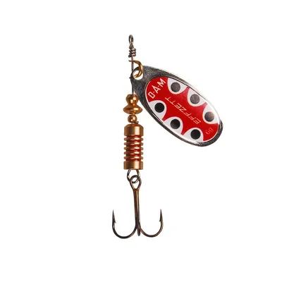 Image de DAM Effzett Standard Spinner Argent Noir Dot 6 g Třpytka