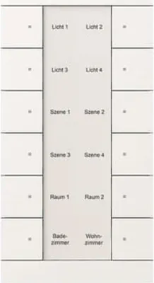 Immagine prodotto di Elemento di comando Busch-Jaeger 12 vie SB/U12.0.11-84, 1 pz.