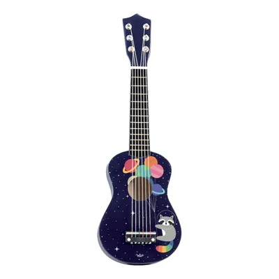 Produktbild von Vilac Holzspielzeug Gitarre Regenbogen Andy Westface blau Kindergitarre