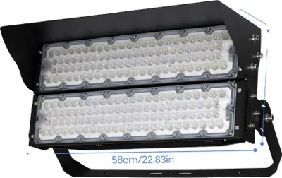Zdjęcie produktu dla Oświetlenie stadionowe LED, wodoodporna konstrukcja, energooszczędne, 480W