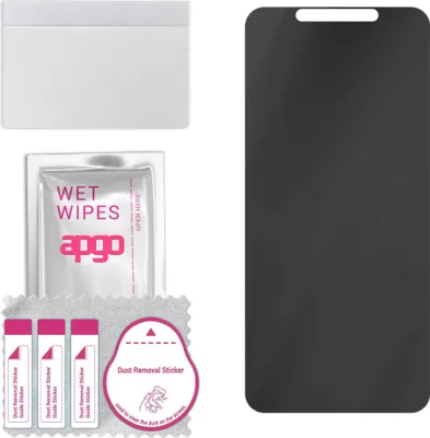 Produktbild von apgo Hybrid Privacy Schutzglas, Matt, kompatibel mit Huawei Mate 50 , Anti-Spy, toller Ersatz für Hartglas, kratzfester Displayschutzglas, Displayschutz, Full Glue