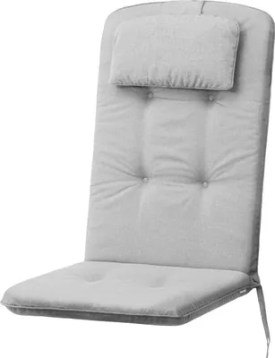 Image de Coussin pour chaise de jardin "Benita" - 120x50 cm - avec coussin - résistant aux intempéries & confortable | Coussin de siège, coussin de chaise, chaise à haut dossier, coussin de chaise | PillowPrim