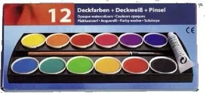 Produktbild von Deckfarbkasten mit 12 Farben