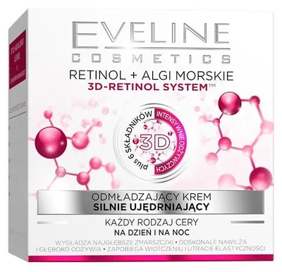 Immagine prodotto di Eveline Cosmetics Retinol+Algi Morskie – crema viso, idratante, lenitivo