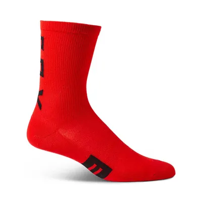 Zdjęcie produktu dla Skarpety kolarskie FOX Classic - FLEXAIR MERINO - Czerwone S-M