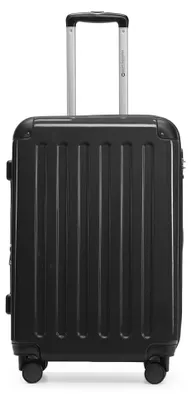 Produktbild von HAUPTSTADTKOFFER - Alex - Koffer-Set 3-teilig, Rollkoffer Trolleys 4 Rollen mit Erweiterung, Handgepäck und Check-In Gepäck für jede Reiseart, TSA,Schwarz