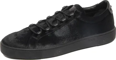 Produktbild von G2036 sneaker uomo TOD'S black leather/calf  CAVALLINO  shoe man