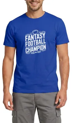Produktbild von Spreadshirt Fantasy Football Meister Gewinner Champion Männer T-Shirt, XXL, Dunkelblau
