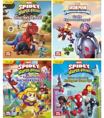 Produktbild von Nelson Mini-Bücher: 4er MARVEL Team Up! 1-4