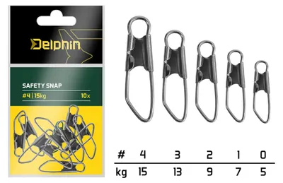 Zdjęcie produktu dla Delphin Karabinek Safety Snap 10 ks 0/5kg
