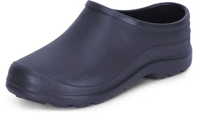 Produktbild von Ladeheid Damen und Herren leichte Eva Clogs Gartenclogs Gartenschuhe LADW001 (Marineblau 9482, 46)