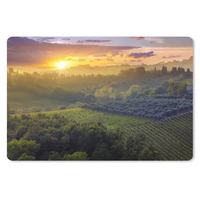 Obrázek produktu pro Podložka pod myš - Toskánsko - Krajina - Slunce - 27x18cm - Podložka pod myš