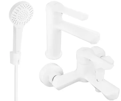 Zdjęcie produktu dla Mexen Sabre R05 zestaw wannowy, biały - 72103R05-20