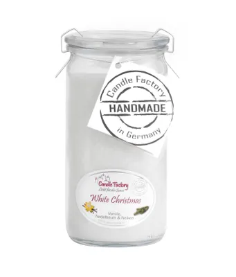 Produktbild von Candle Factory Mini Jumbo, Rund, Weiß, Gewürznelke, Vanille, 70 h, 1 Stück(e)