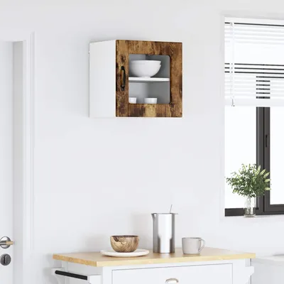 Produktbild von "Schlussverkauf" Küchenschrank/Sideboard - 1 pc - Aufbewahrungsschrank moderne - Geräucherte Eiche 40x31x40 cm Holzwerkstoff  C10571