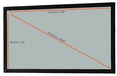 Produktbild von Celexon 1090390, 114 cm, 2,03 m, 16:9, Schwarz, Grau