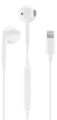 Productafbeelding van Muziek, Geluid: 8018080454226, Kabel, Gesprek/muziek, 34 g, Koptelefoon met microfoon, Wit