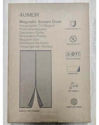 Produktbild von Fliegengitter Balkontür Magnet 120x240cm Insektenschutz Ohne Bohren Weiß