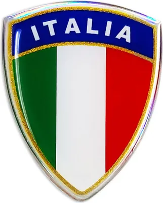 Produktbild von Sticker 3D Flagge Italien HQ, 45x35mm