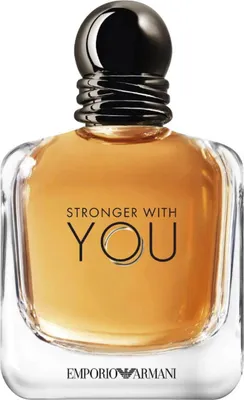 Produktbild von Giorgio Armani Stronger with You, Männer, 100 ml, Nicht nachfüllbare Flasche, Kardamom, Salbei, Kastanie, Vanille