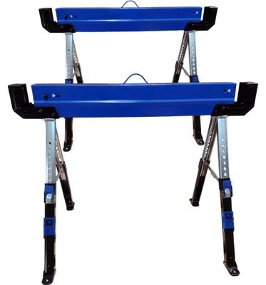 Productafbeelding van ELMAX | Werkbanksteunen, inklapbaar, werkbanksteunen, in hoogte verstelbaar, 62–82 cm, 1180 kg, set, 2 stuks