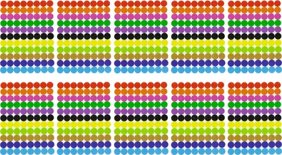 Produktbild von Oblique Unique 880 Markierungspunkte Klebepunkte Sticker Punkte Aufkleber zum Markieren Ø 10 mm - 11 Farben
