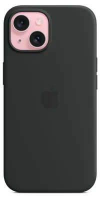 Produktbild von iPhone 15 Silicone Case with MagSafe - Black
