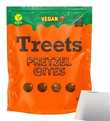 Produktbild von Treets Pretzel Bites Vegan (175g Beutel) + usy Block
