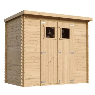 Immagine prodotto di TIMBELA M310+M310G Casetta in legno per giardino - casetta da giardino in legno con pavimento Impregnato B239xL142xH200 cm/ 2,63 m2 Casetta per giardino - casetta per biciclette