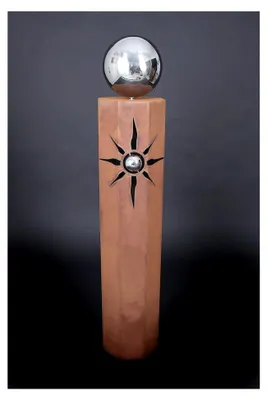 Produktbild von Jabo Design Rostsäule RS40 mit Edelstahlkugeln
