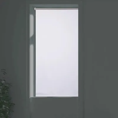 Produktbild von Verdunkelungsrollo - Fenster- und Türrollo - Ohne Bohren - Thermobeschichtung - Seitenzug - 90 x 210 cm - Weiß