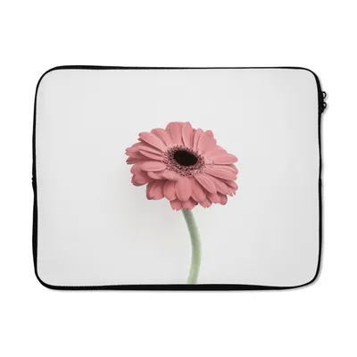 Produktbild von MuchoWow® Laptop Hülle 15 Zoll Blumen - Rosa - Natur - Weiß - Pflanze Laptoptasche - Laptoptasche - Sleeve - Rundum-Schutz