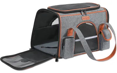 Faltbare Transporttas für Katzen & Hunde bis 8 kg, atmungsaktiv