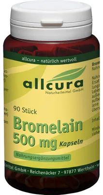 Obrázek produktu pro Allcura Bromelain 500 mg, kapsle, 90 kapslí
