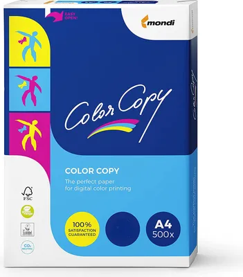 Produktbild von Mondi Color Copy Laserpapier 80g/m² DIN-A4 - 500 Blatt weiß