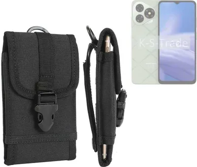 Produktbild von K-S-Trade Holster Handy Hülle kompatibel mit Ulefone Note 19 Holster Handytasche Gürtel Tasche Schutz Hülle Robust Outdoor schwarz